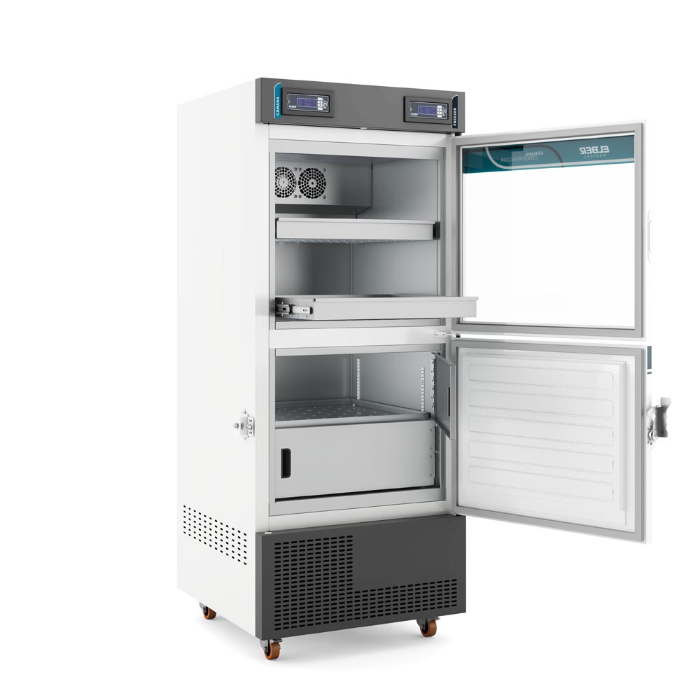 Cámara Doble con Freezer Elber Medical CFMB 255/235 de 490 litros